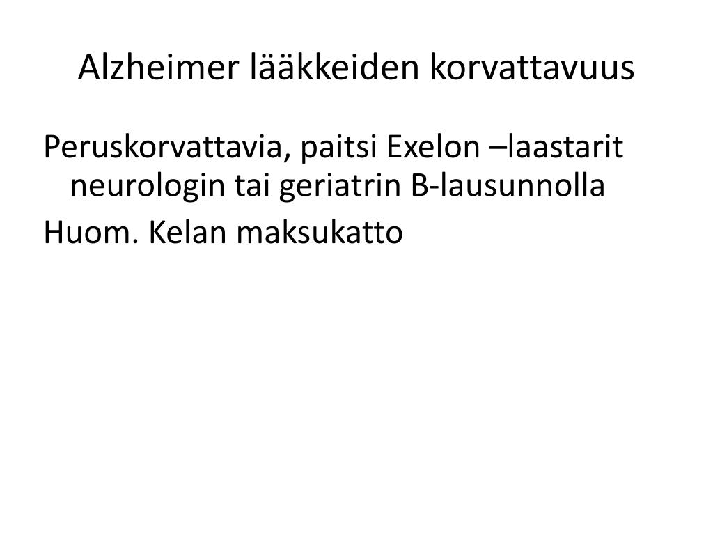 PPT - Raimo Sulkava, professori neurologian ja geriatrian erikoislääkäri  Helsinki 10.10. ja 21.10.2014 PowerPoint Presentation - ID:6321549