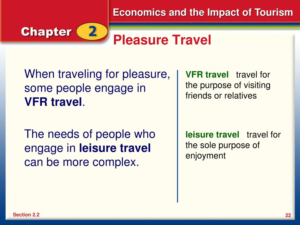 pleasure tourism means