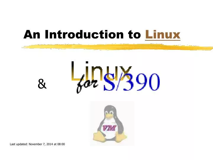 an introduction to linux n.