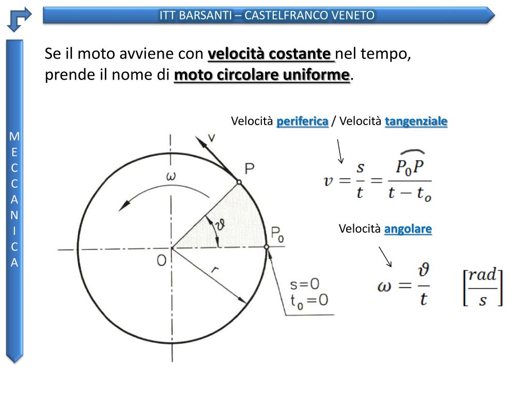Come Si Calcola Il Periodo Nel Moto Circolare Uniforme PPT - MOTO CIRCOLARE UNIFORME PowerPoint Presentation, free download
