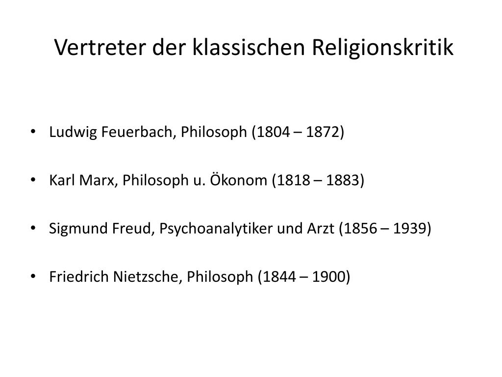 Friedrich Nietzsche Religionskritik