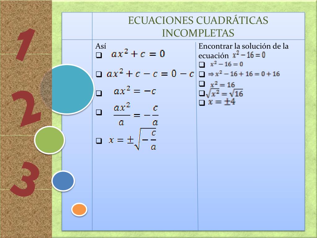PPT - Ecuaciones Completas e Incompletas PowerPoint Presentation, free
