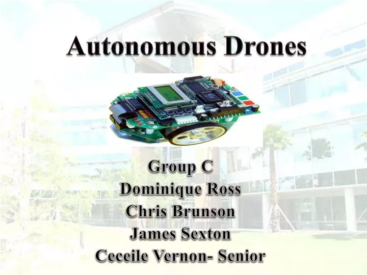 autonomous drones n.