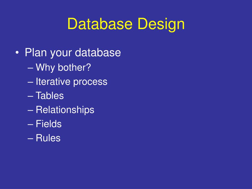 PPT - Designing Effective Databases for Biological Research PowerPoint ...