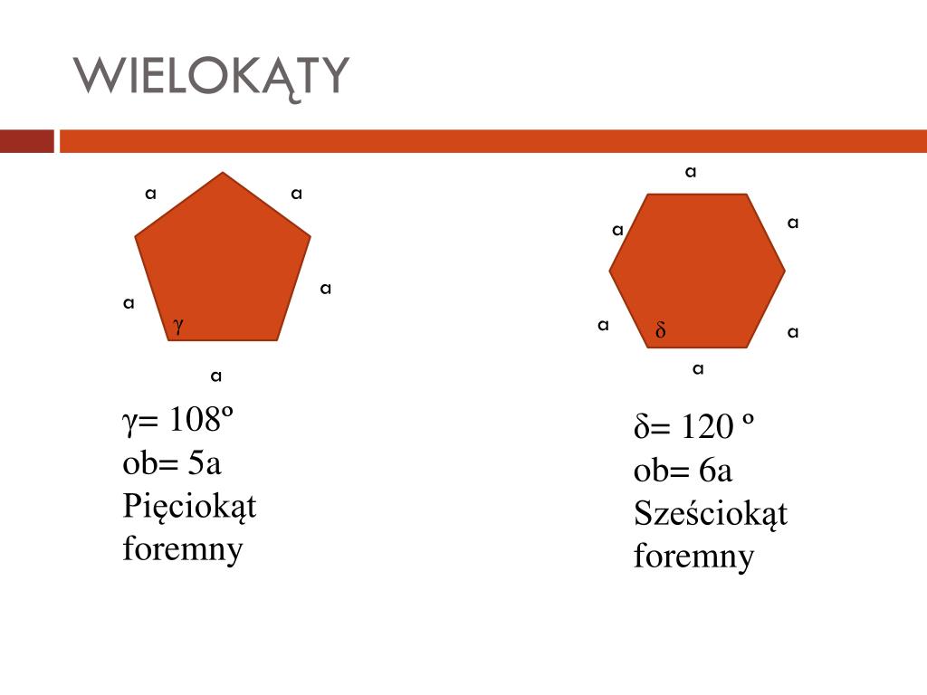 Co To Jest Wielokąt Foremny PPT - WŁASNOŚCI FIGUR PŁASKICH PowerPoint Presentation, free download