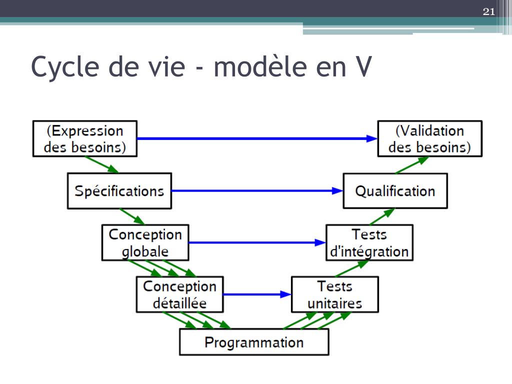 PPT - Cours Qualité et Tests Chapitre 2 : Modèles de cycle de Vie et ...