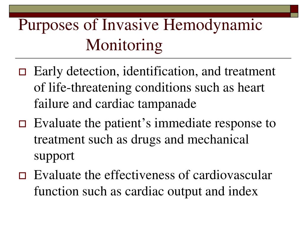 PPT INVASIVE HEMODYNAMIC MONITORING PowerPoint Presentation, free