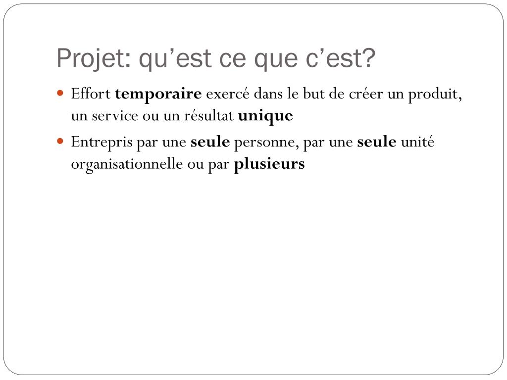 PPT  Introduction à la gestion de projet PowerPoint Presentation, free