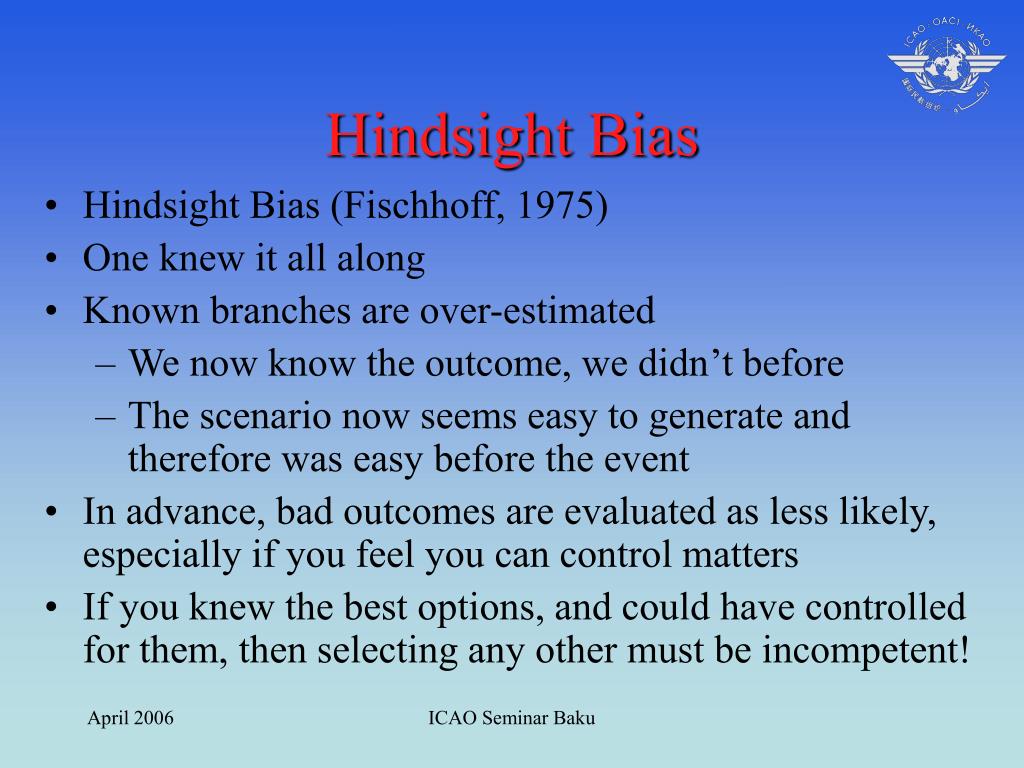 hindsight examples hindsight examples