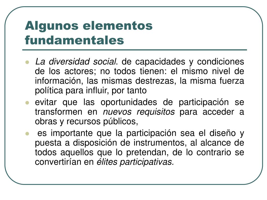 PPT - Los retos de institucionalizar la participación ciudadana ...