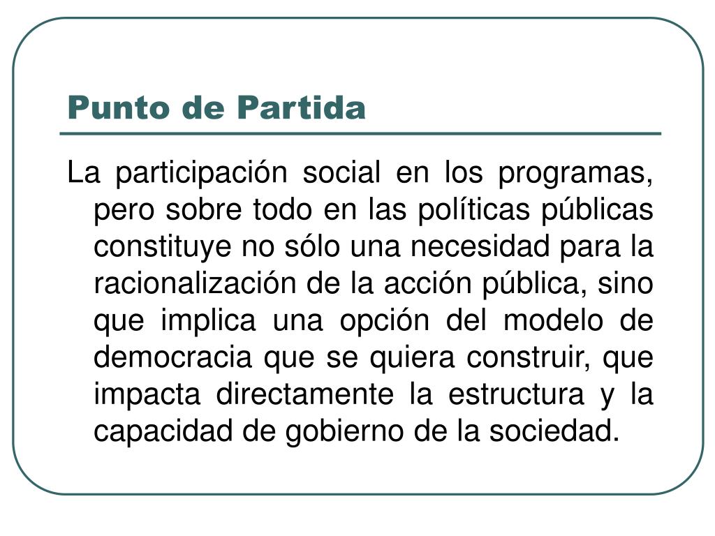 PPT - Los retos de institucionalizar la participación ciudadana ...