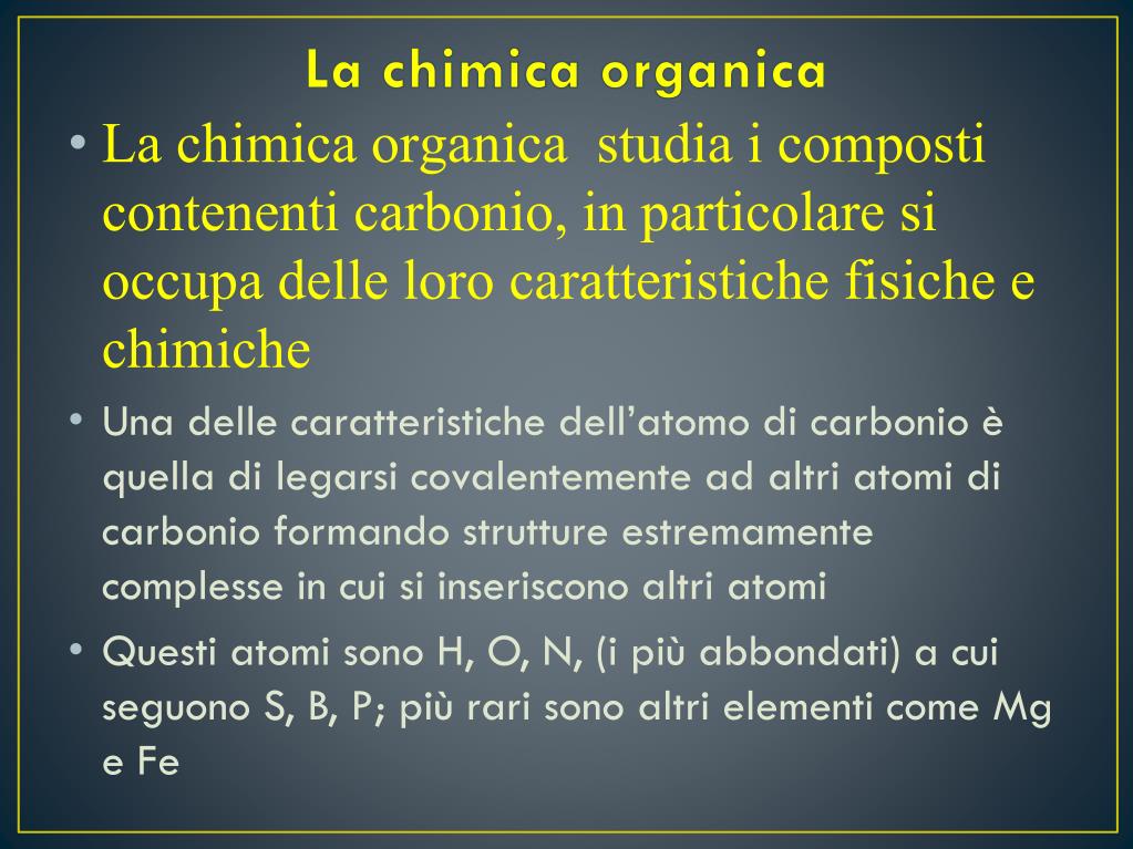PPT - Cap. 9 La chimica del carbonio PowerPoint Presentation, free download  - ID:6334601
