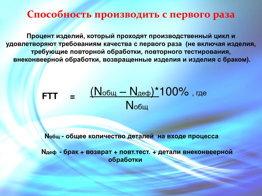 Производится 1 раз в год. Способность производить с 1 раза FTT. Формула FTT. Способность производить с первого раза формула. Произведено с первого раза FTT.