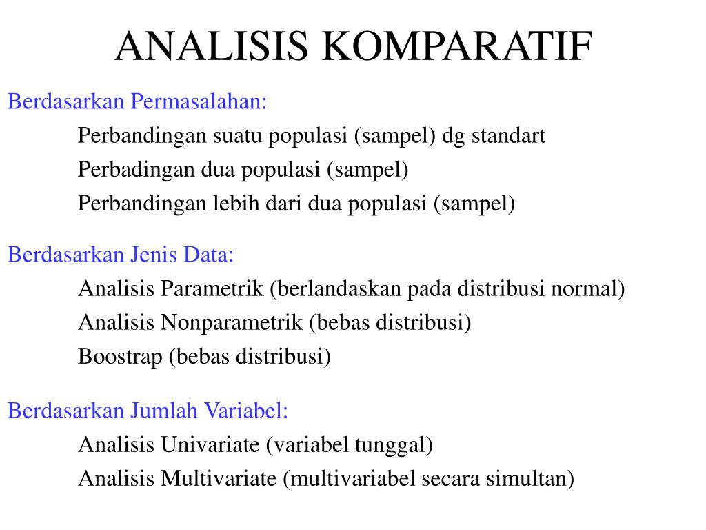 thesis analisis komparatif