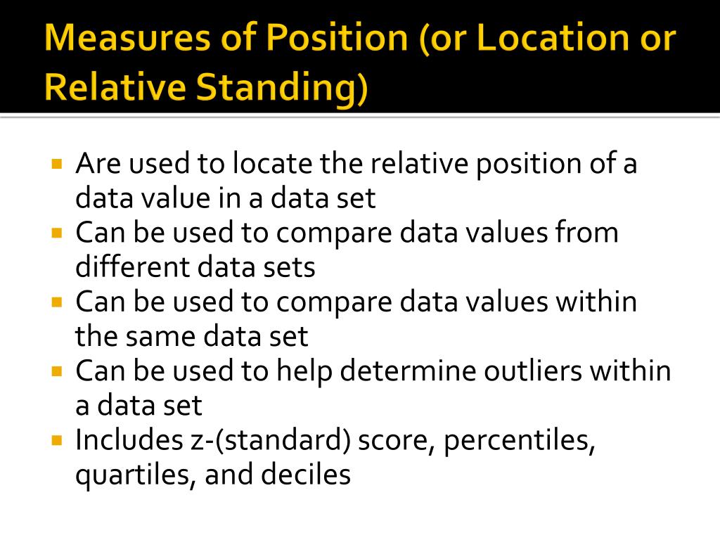 Position relative center