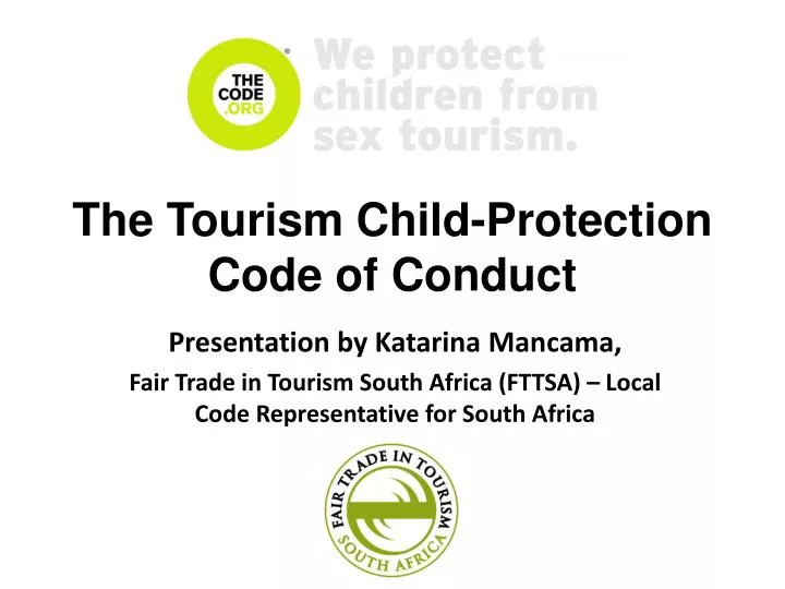 the tourism child protection code of conduct n.