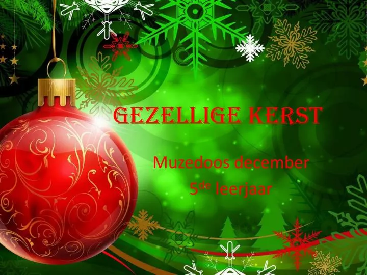 PPT Gezellige kerst PowerPoint Presentation, free download ID6343042
