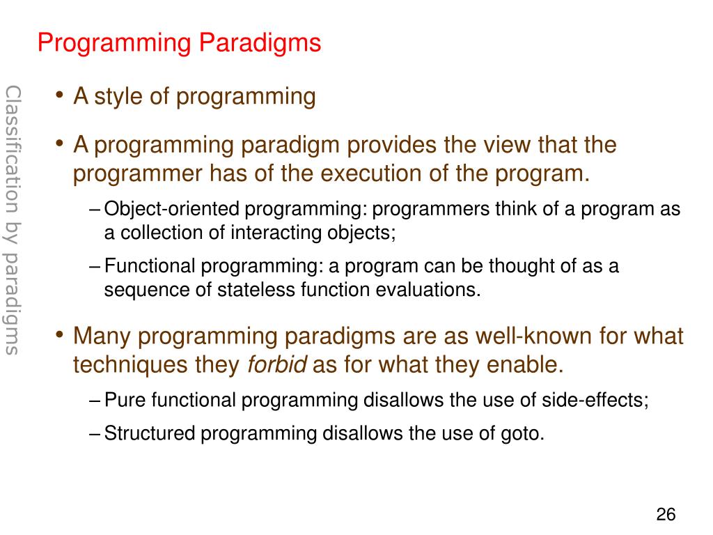 PPT - 03-60-440: Principles of Programming Languages Classification of ...
