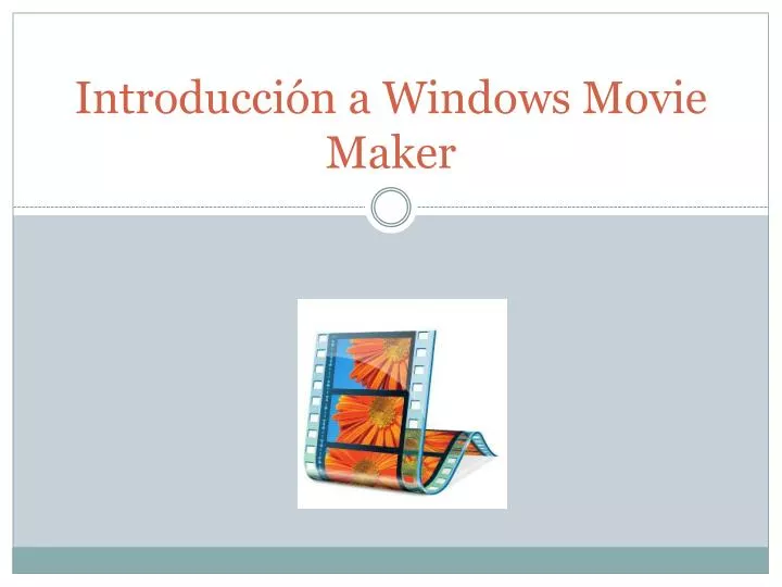 windows movie maker presentation