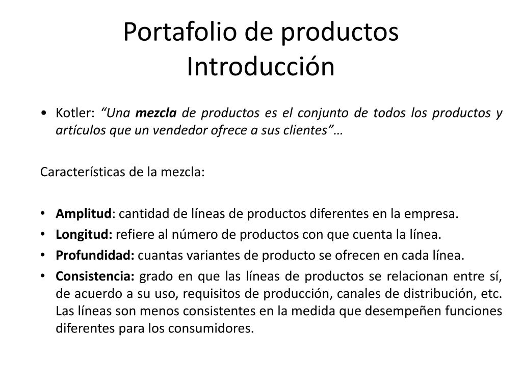 PPT - Desarrollo de Productos Lic. en Comercialización PowerPoint  Presentation - ID:6346353