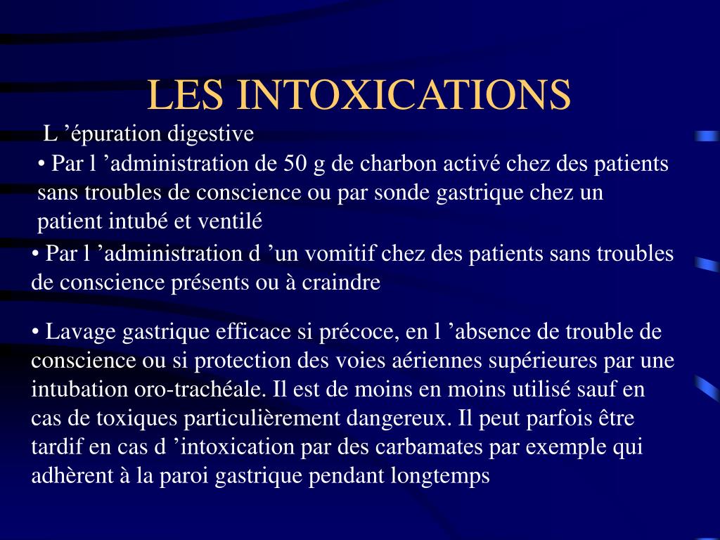 PPT - LES INTOXICATIONS PowerPoint Presentation, free download - ID:6347089