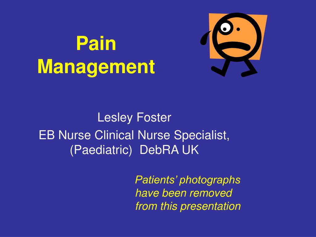 pain management presentation for nurses