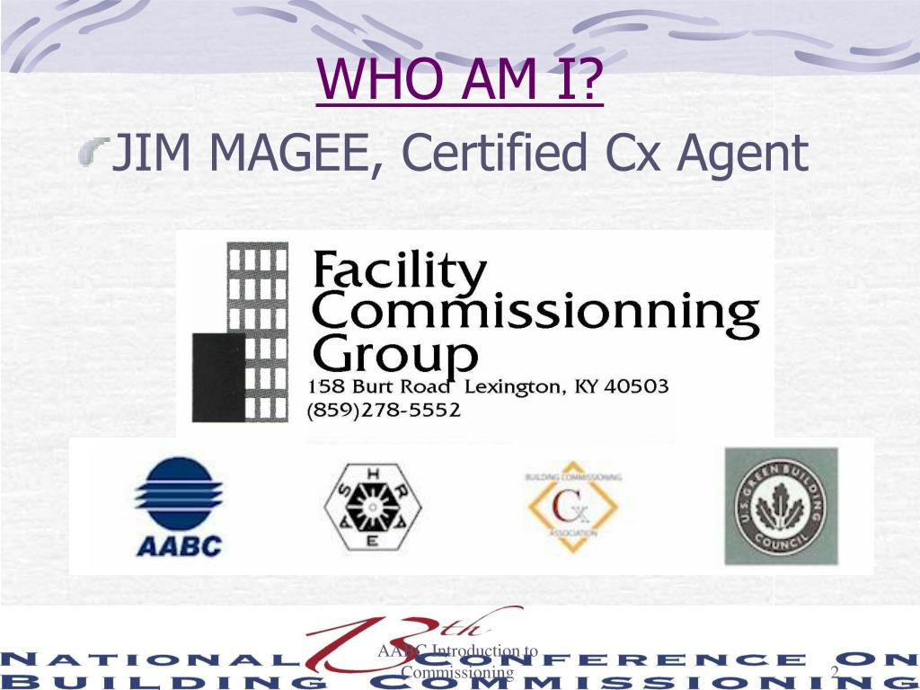 building envelope commissioning certification