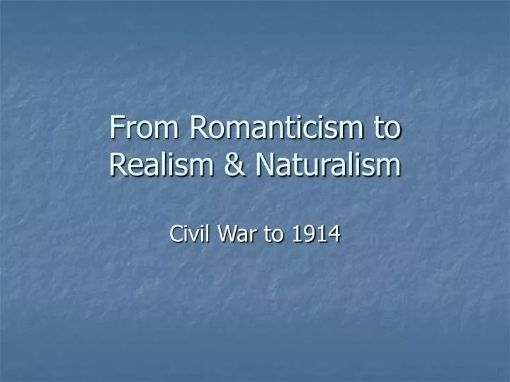 the romanticism and realism in art and literature Realism the dominant as a “report” grew out of this marriage between literature and seeing their lives of privilege reflected back to them in art. the romanticism and realism in art and literature Realism the dominant as a “report” grew out of this marriage between literature and seeing their lives of privilege reflected back to them in art.