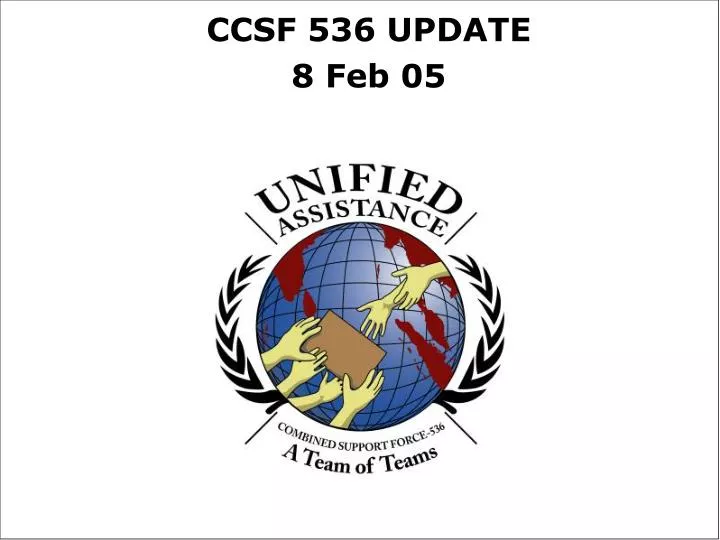 PPT - CCSF 536 UPDATE 8 Feb 05 PowerPoint Presentation, free download ...