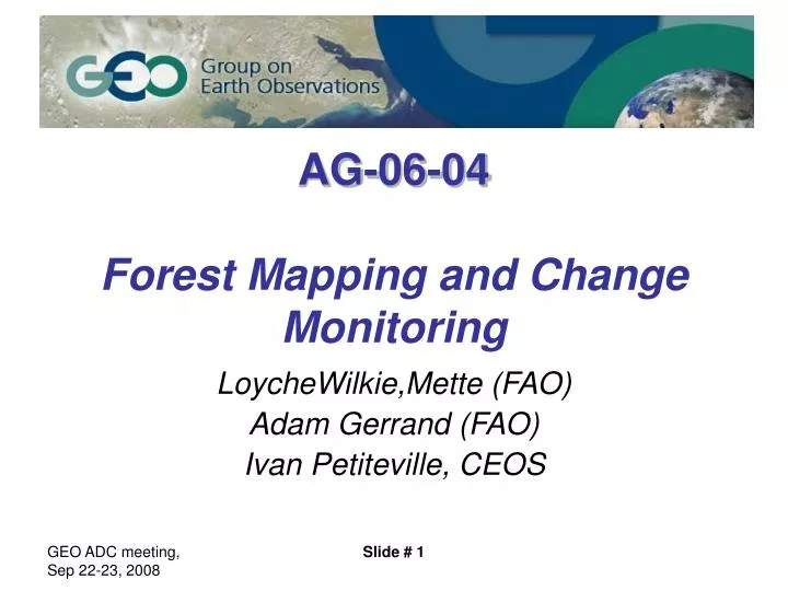 ag 06 04 forest mapping and change monitoring n.