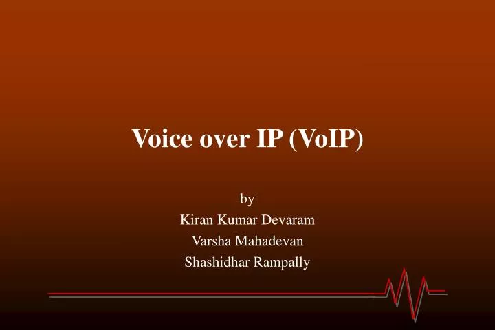 voice over ip voip n.