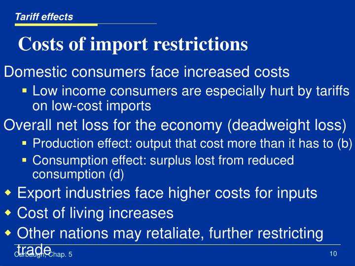 arguments against trade restrictions pdf