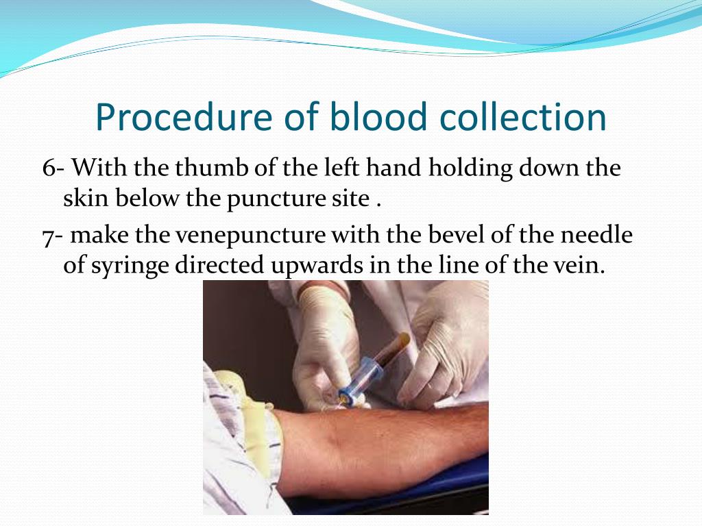 assignment on blood collection