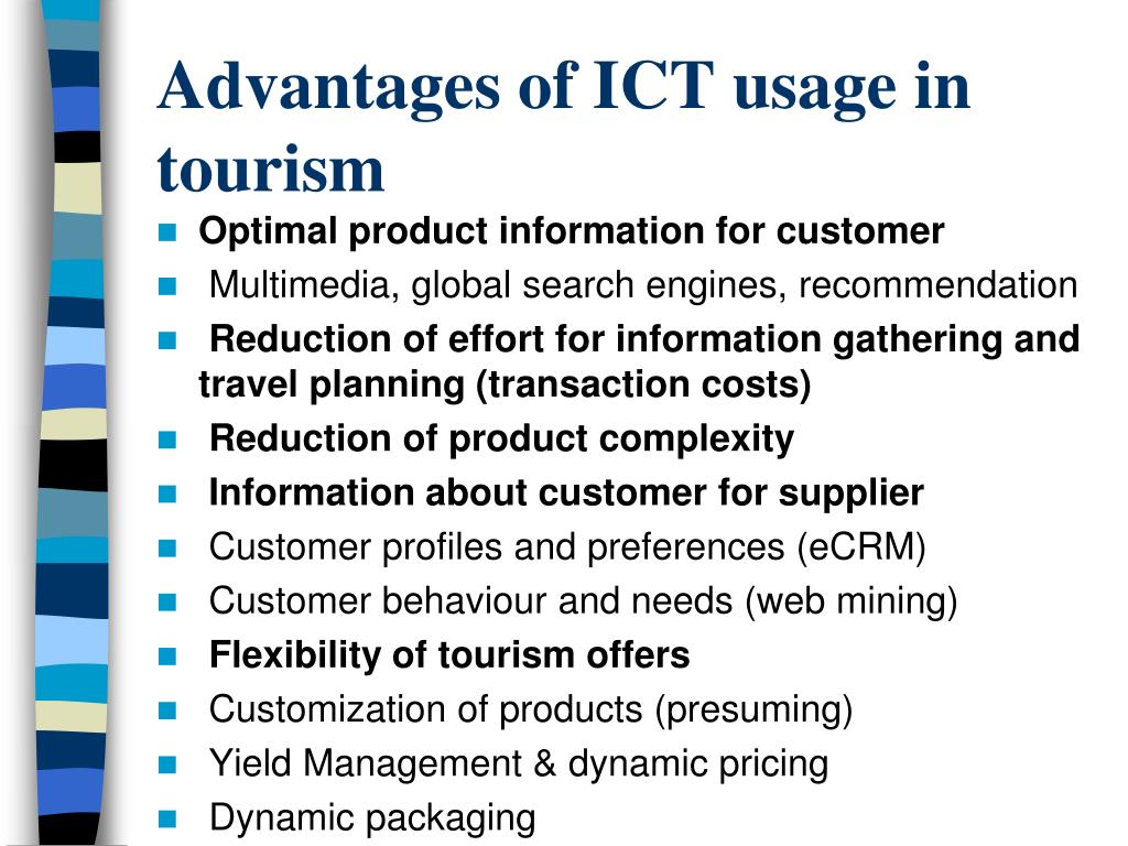 advantages of ict in tourism