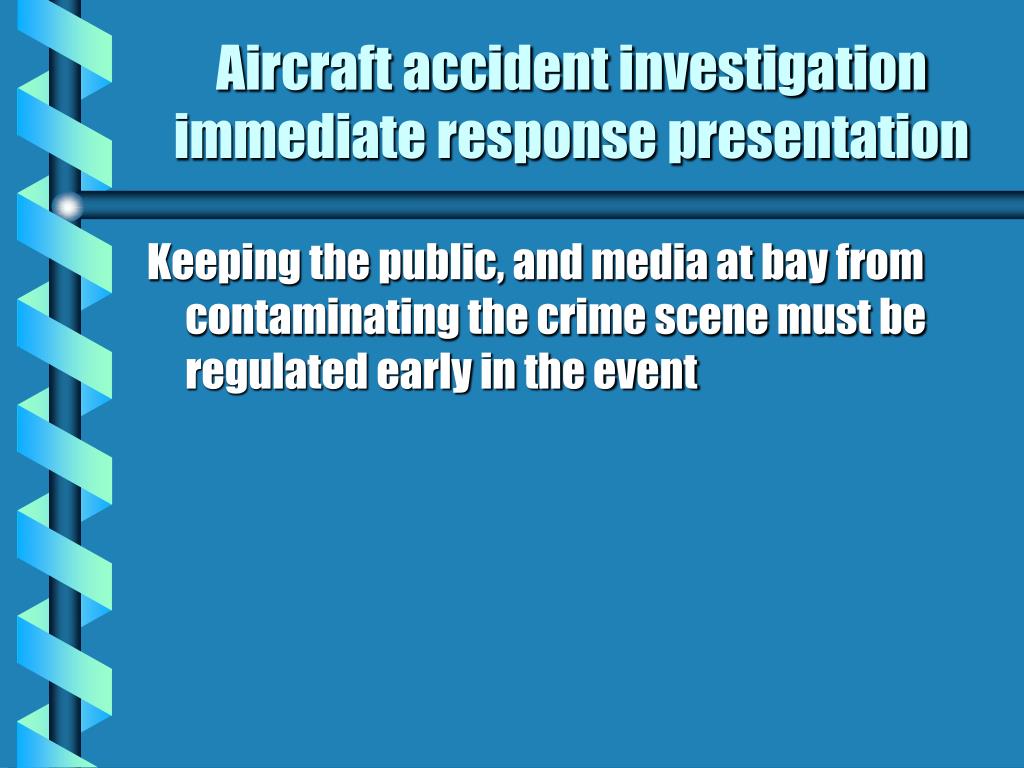 aircraft accident case study ppt