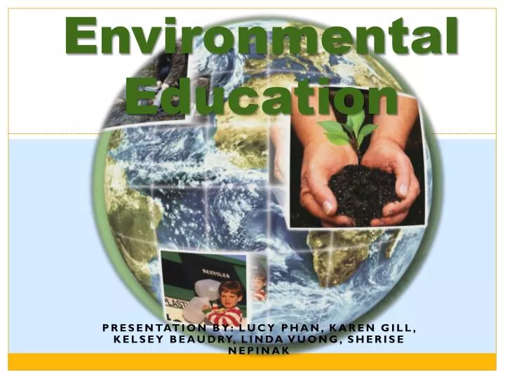 assignment on environmental education