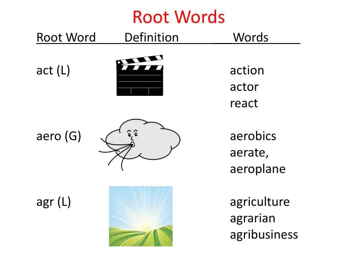 root word powerpoint
