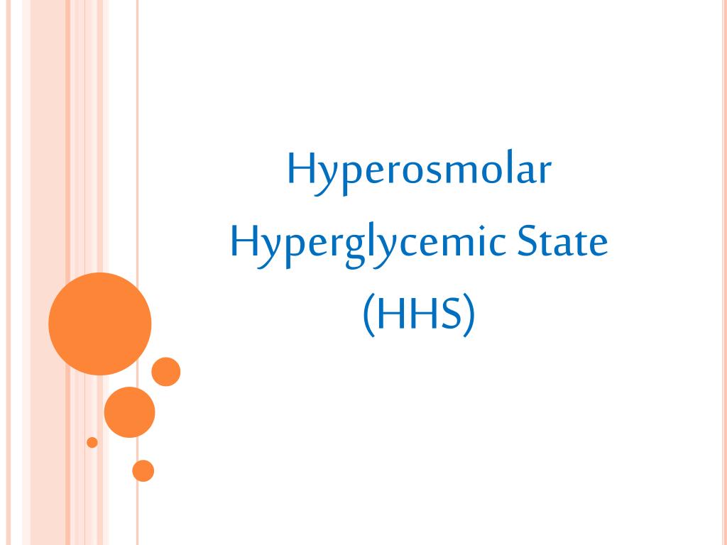 hyperosmolar state)