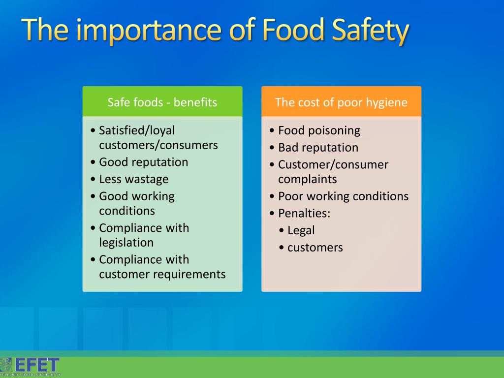 What Are The Importance Of Food Safety