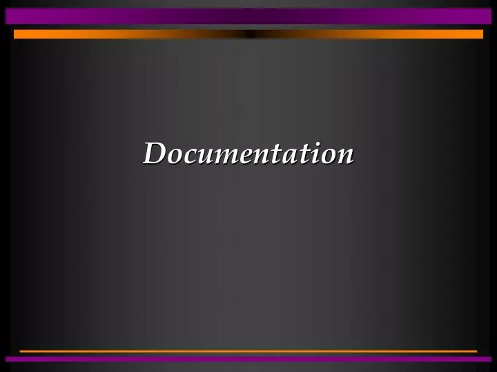 documentation n.