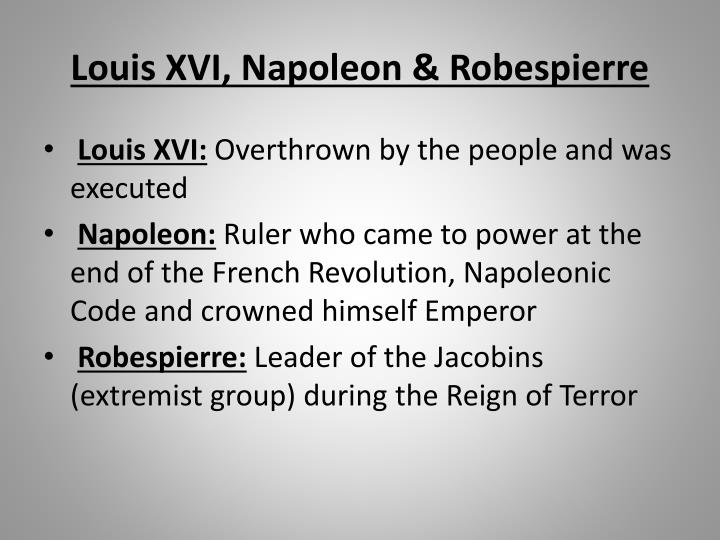 napoleon terrorism and people napoleon terrorism and people