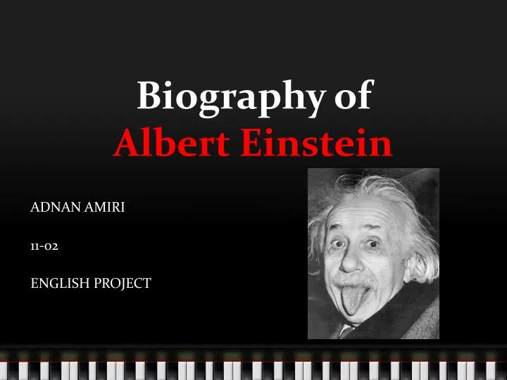 biography of albert einstein in english pdf