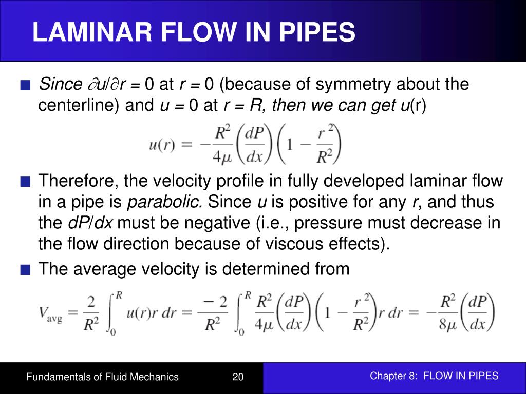 PPT - Chapter 8: FLOW IN PIPES PowerPoint Presentation, free download -  ID:6363756