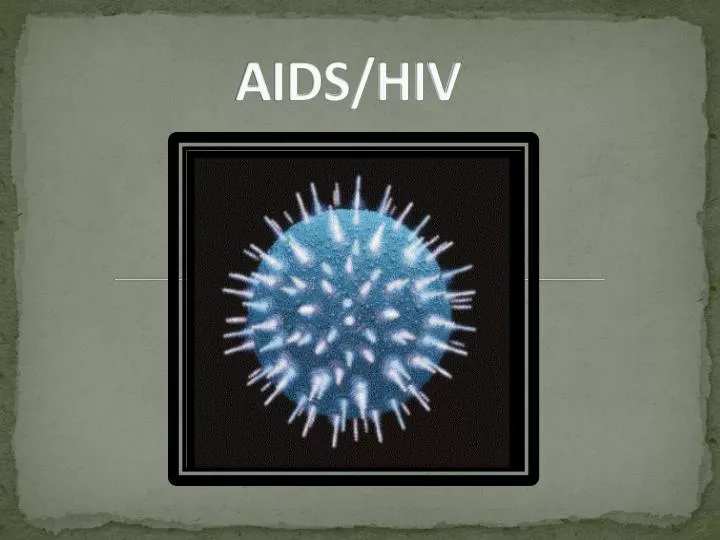 aids hiv n.