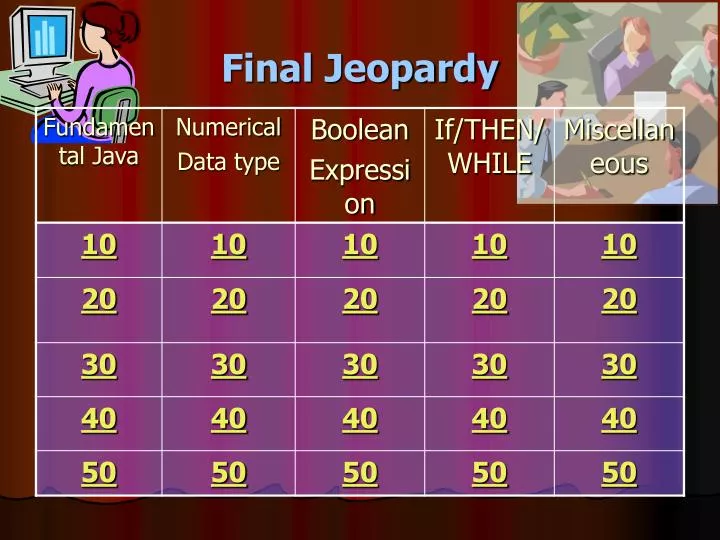 final jeopardy n.