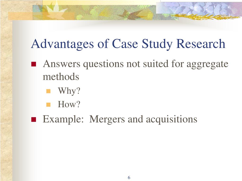 case study advantages