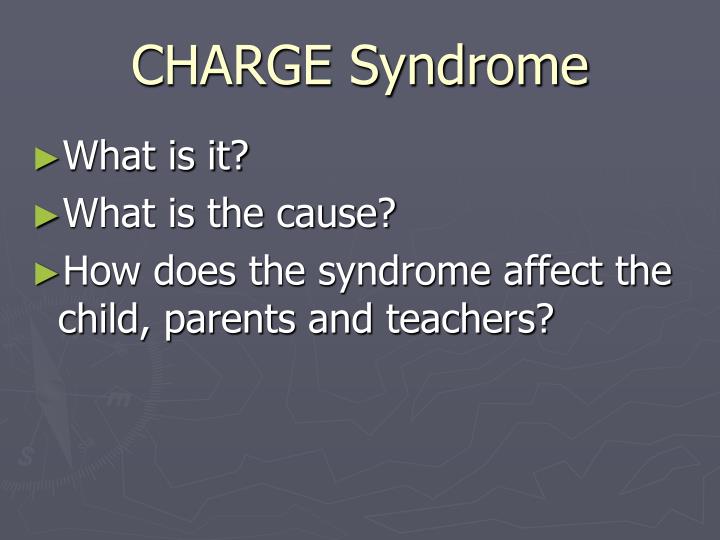 charge syndrome and aggressive behavior charge syndrome and aggressive behavior