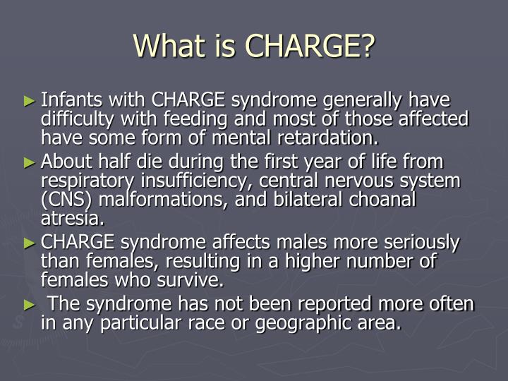 charge syndrome life span charge syndrome life span