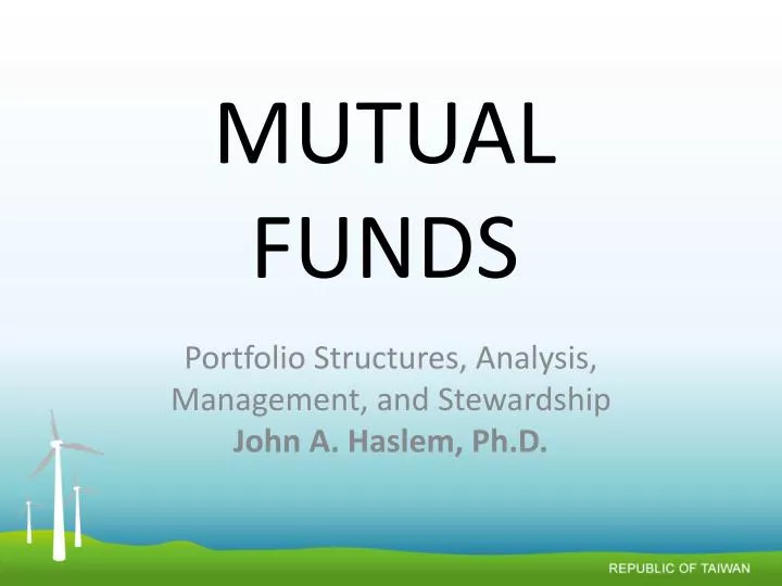 mutual funds n.