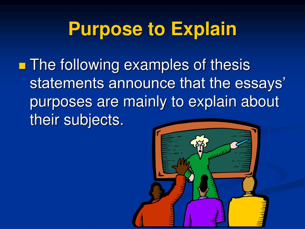 explain thesis play